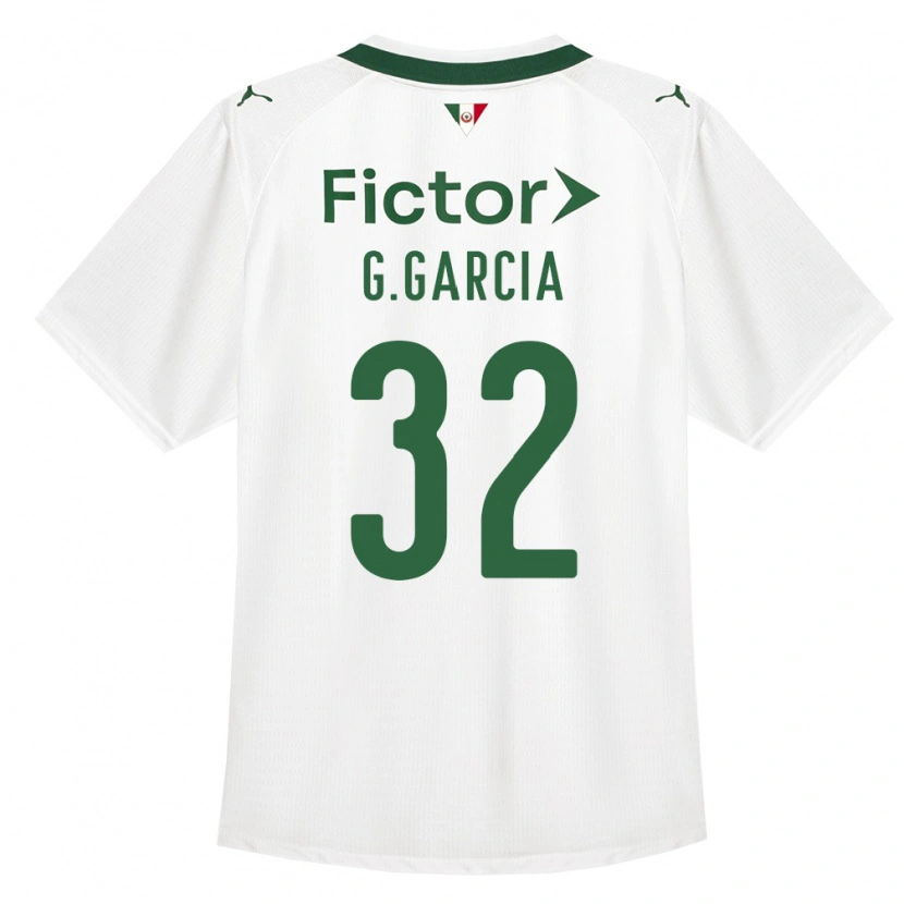 Danxen Niño Camiseta Gustavo Garcia #32 Verde Blanco 2ª Equipación 2026/27 La Camisa