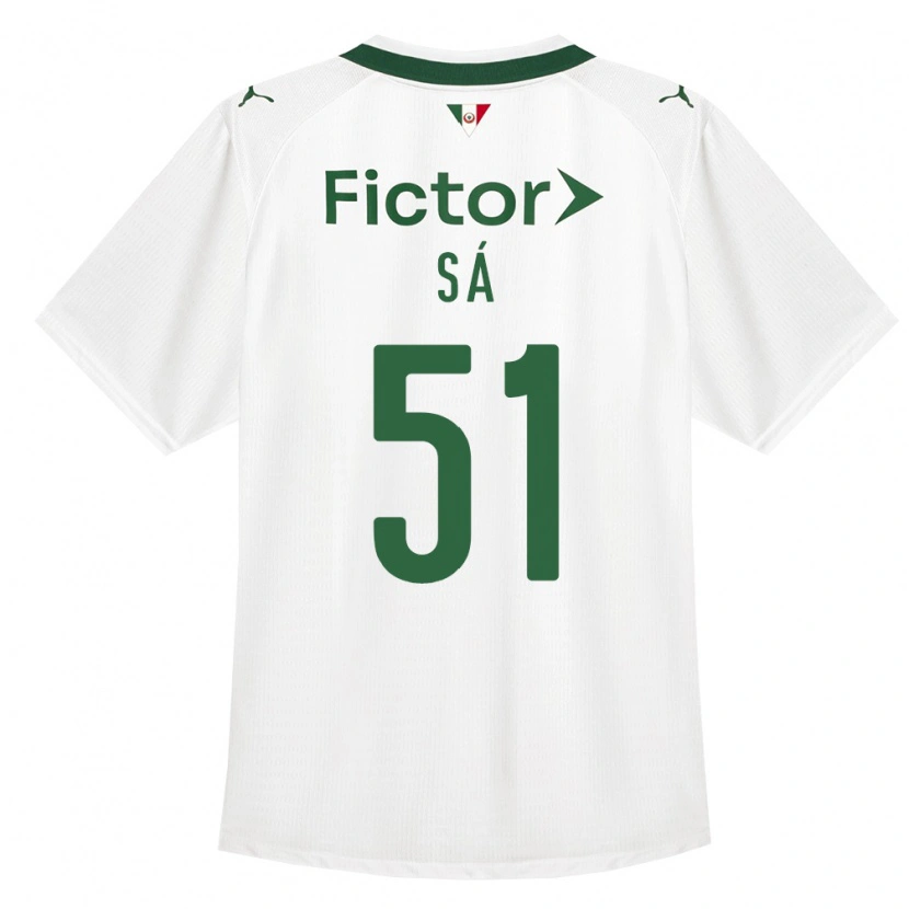 Danxen Niño Camiseta Luiz Sá #51 Verde Blanco 2ª Equipación 2026/27 La Camisa
