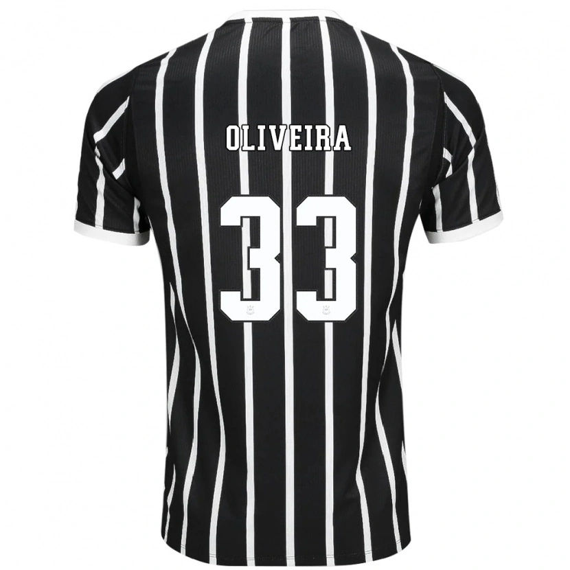 Danxen Niño Camiseta Ruan Oliveira #33 Negro Blanco Rojo 2ª Equipación 2026/27 La Camisa