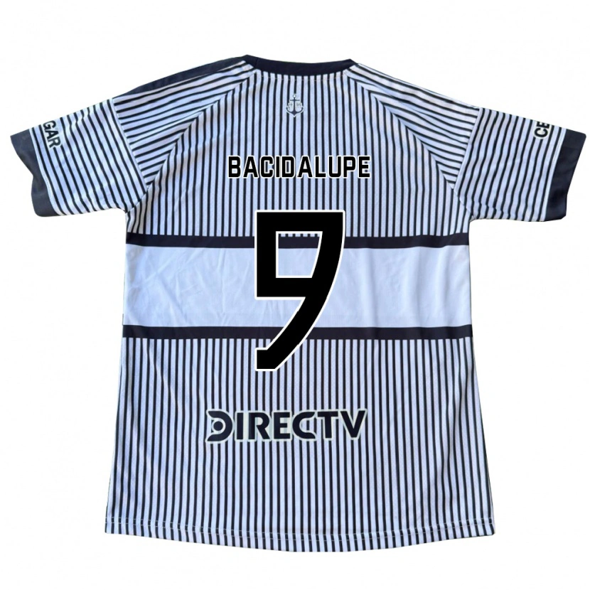 Danxen Niño Camiseta Rodrigo Bacidalupe #9 Blanco Negro Amarillo 2ª Equipación 2026/27 La Camisa