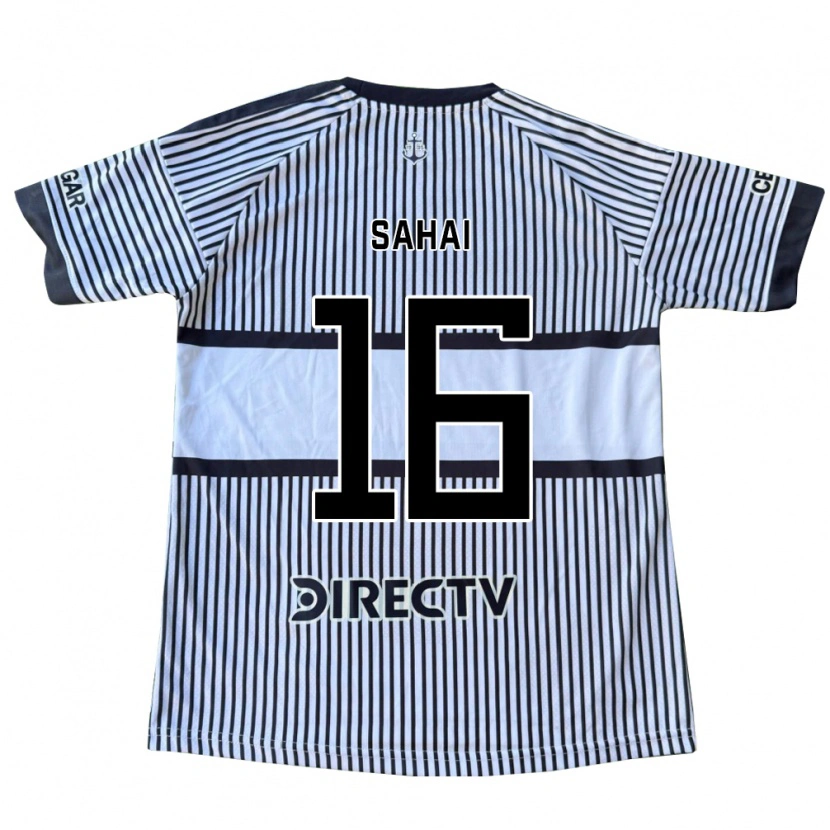 Danxen Niño Camiseta Veer Sahai #16 Blanco Negro Amarillo 2ª Equipación 2026/27 La Camisa