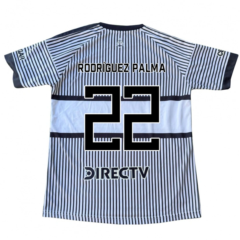 Danxen Niño Camiseta Joaquina Rodríguez Palma #22 Blanco Negro Amarillo 2ª Equipación 2026/27 La Camisa