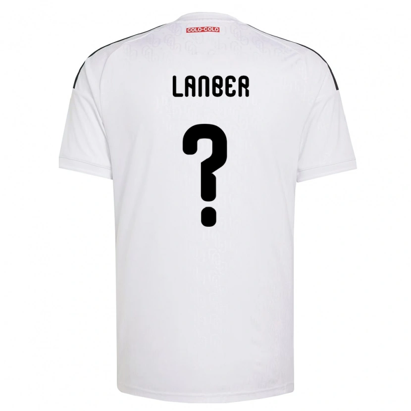 Danxen Hombre Camiseta Maximiliano Lanber #0 Blanco Negro 1ª Equipación 2026/27 La Camisa