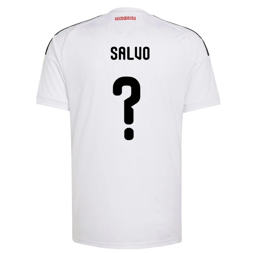 Danxen Hombre Camiseta Claudio Salvo #0 Blanco Negro 1ª Equipación 2026/27 La Camisa