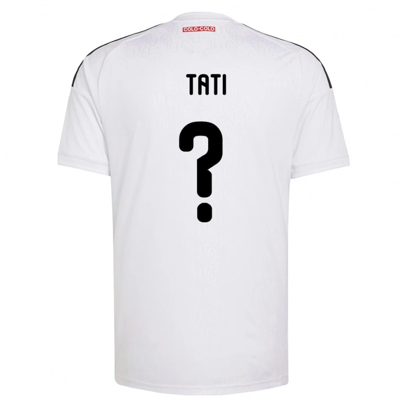 Danxen Hombre Camiseta David Tati #0 Blanco Negro 1ª Equipación 2026/27 La Camisa