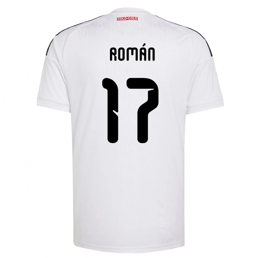 Danxen Hombre Camiseta Iván Román #17 Blanco Negro 1ª Equipación 2026/27 La Camisa