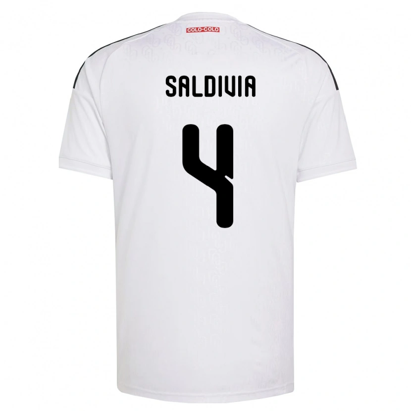 Danxen Hombre Camiseta Alan Saldivia #4 Blanco Negro 1ª Equipación 2026/27 La Camisa