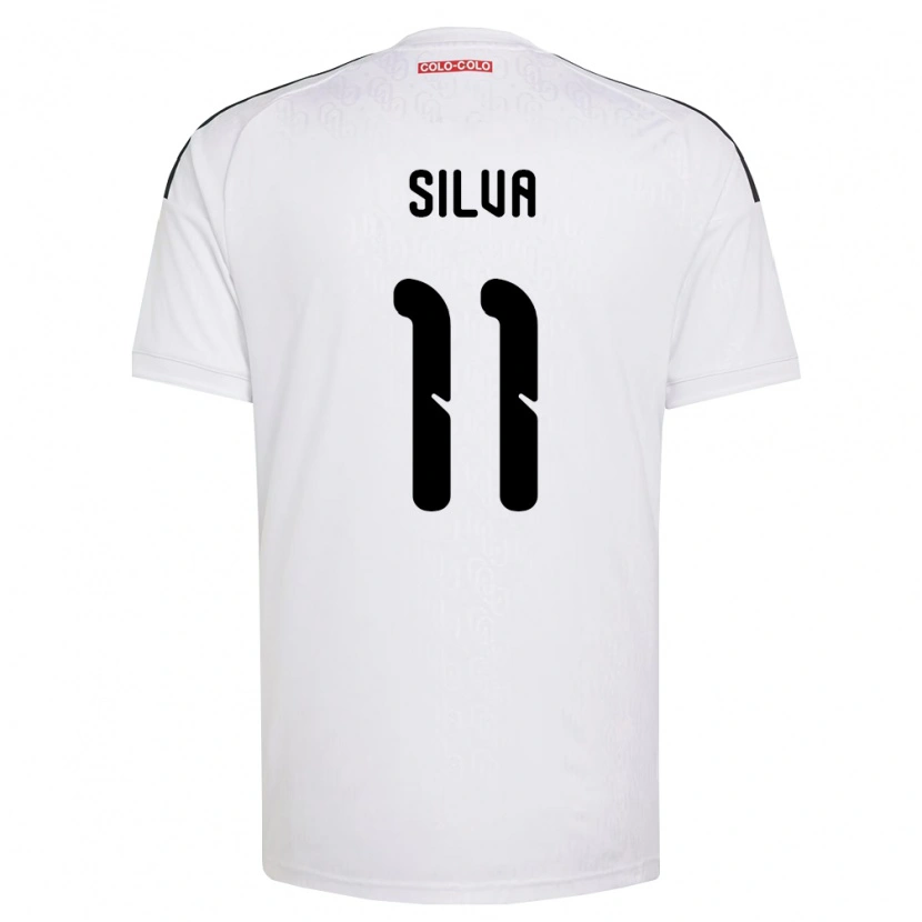 Danxen Hombre Camiseta Martín Silva #11 Blanco Negro 1ª Equipación 2026/27 La Camisa