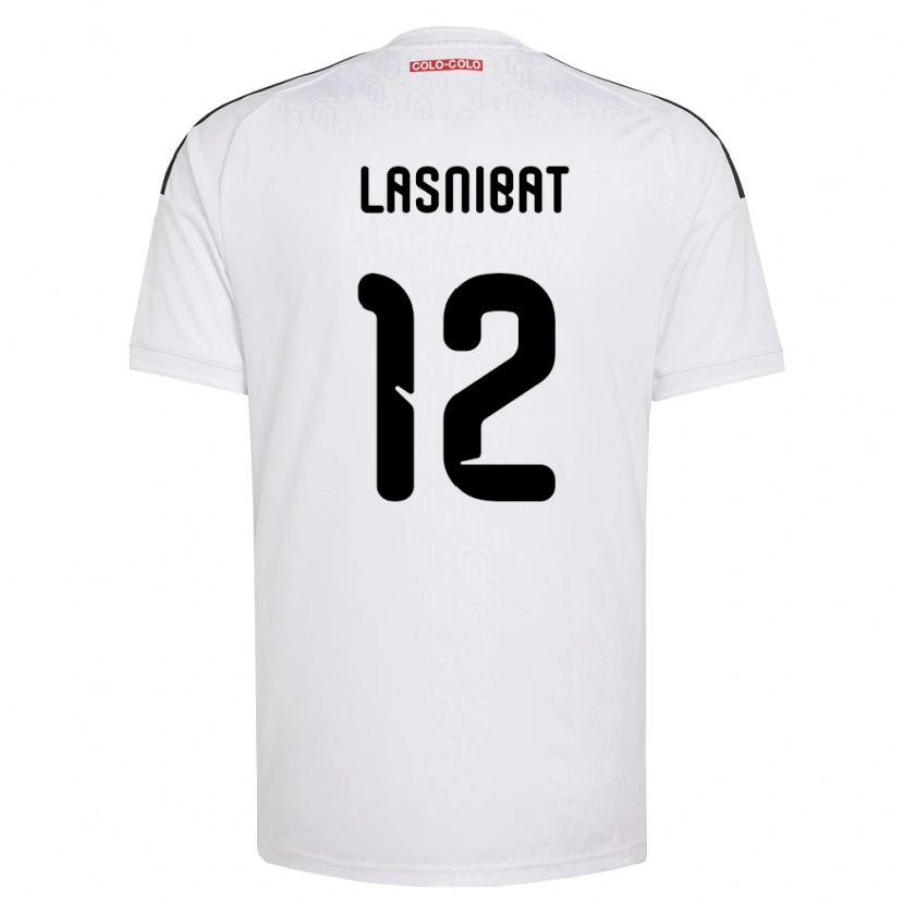Danxen Hombre Camiseta Pablo Lasnibat #12 Blanco Negro 1ª Equipación 2026/27 La Camisa