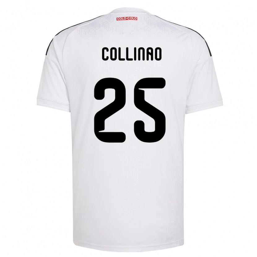 Danxen Hombre Camiseta Margarita Collinao #25 Blanco Negro 1ª Equipación 2026/27 La Camisa