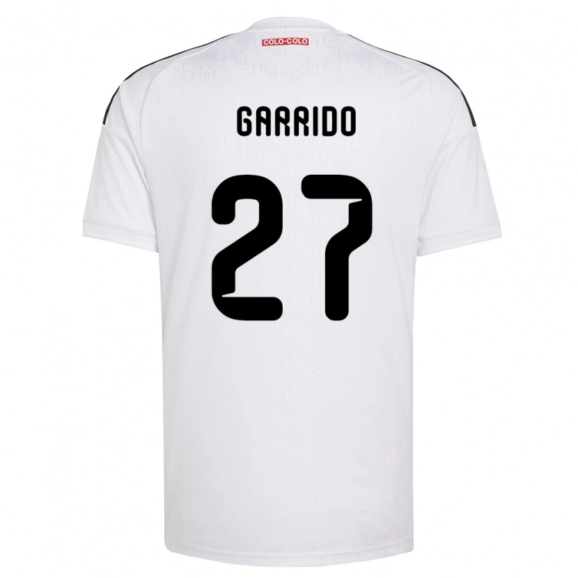 Danxen Hombre Camiseta Franco Garrido #27 Blanco Negro 1ª Equipación 2026/27 La Camisa