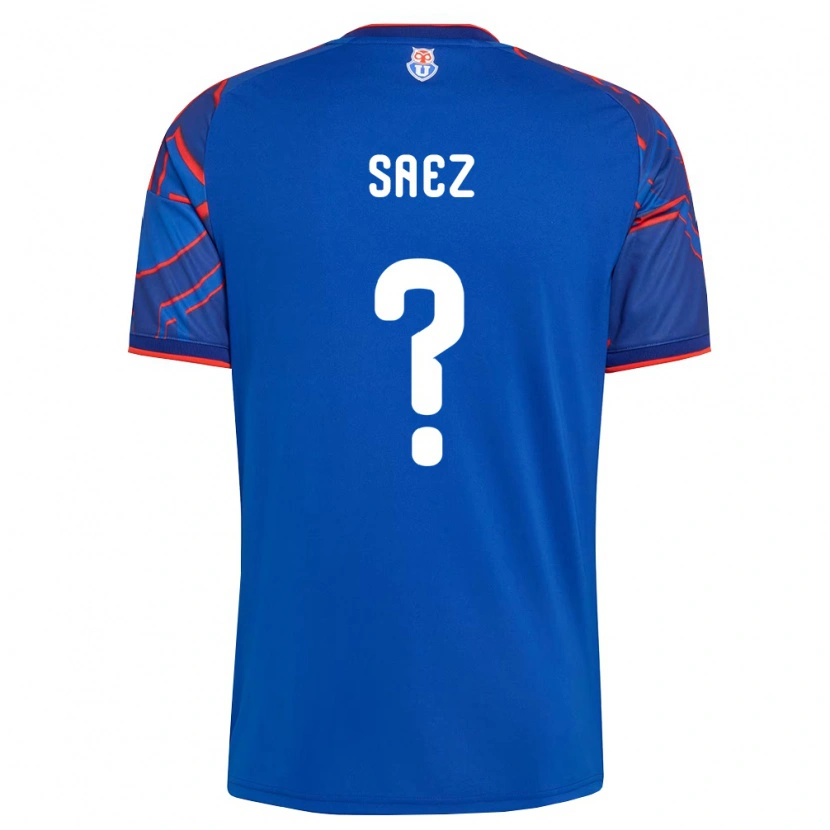 Danxen Hombre Camiseta Ignacio Sáez #0 Azul Real Rojo 1ª Equipación 2026/27 La Camisa