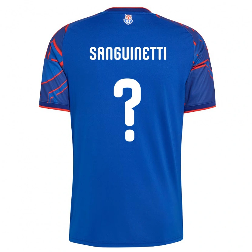 Danxen Hombre Camiseta Fernando Osorio Sanguinetti #0 Azul Real Rojo 1ª Equipación 2026/27 La Camisa