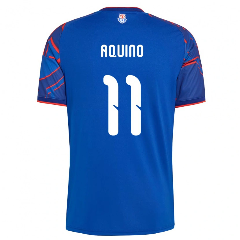 Danxen Hombre Camiseta Yisel Aquino #11 Azul Real Rojo 1ª Equipación 2026/27 La Camisa