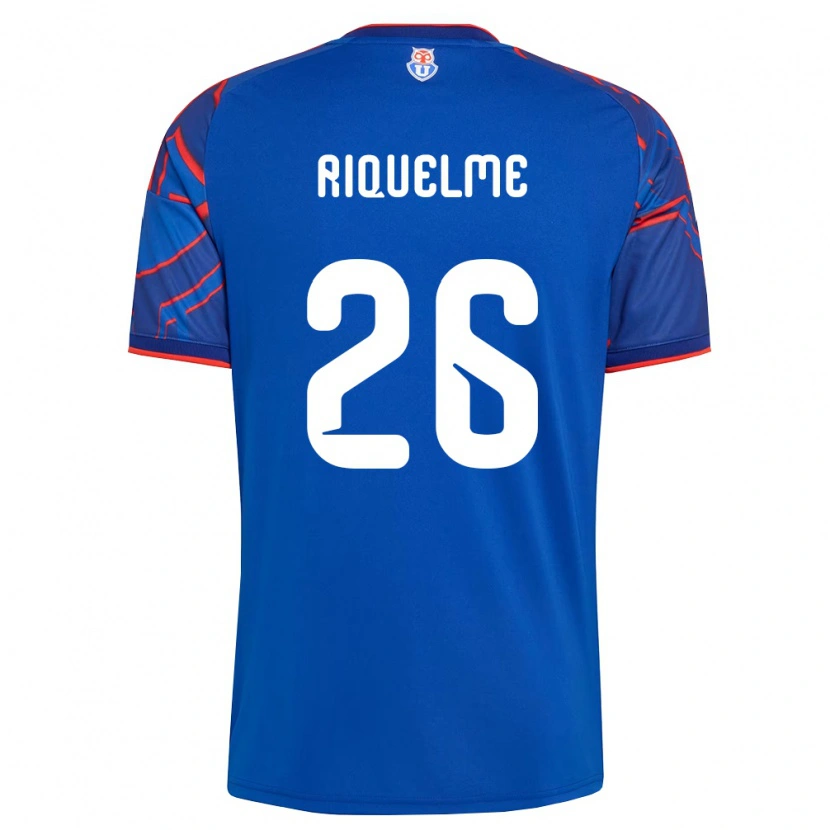 Danxen Hombre Camiseta Matías Riquelme #26 Azul Real Rojo 1ª Equipación 2026/27 La Camisa