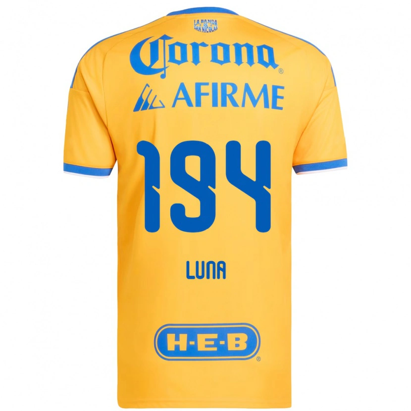 Danxen Hombre Camiseta Juan Luna #194 Amarillo Azul 1ª Equipación 2026/27 La Camisa