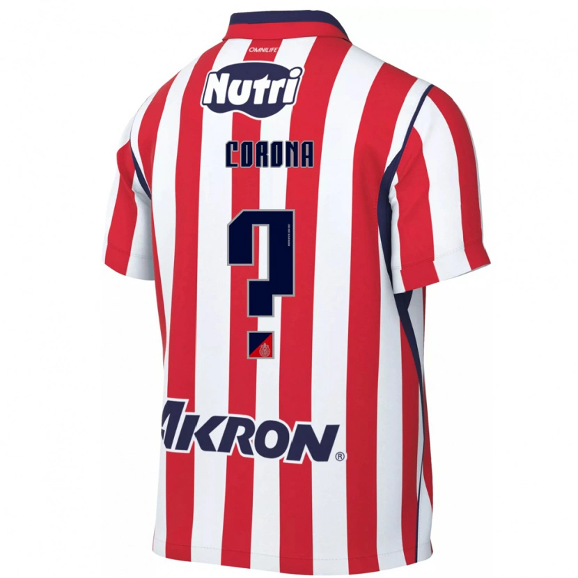 Danxen Hombre Camiseta Ever Corona #0 Rojo Blanco 1ª Equipación 2026/27 La Camisa