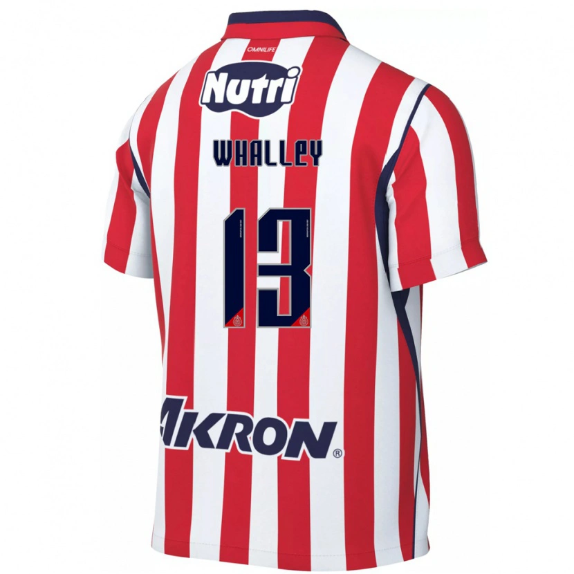 Danxen Hombre Camiseta Óscar Whalley #13 Rojo Blanco 1ª Equipación 2026/27 La Camisa
