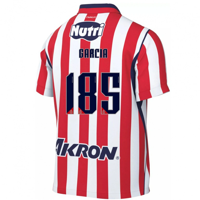 Danxen Hombre Camiseta Kevin Garcia #185 Rojo Blanco 1ª Equipación 2026/27 La Camisa