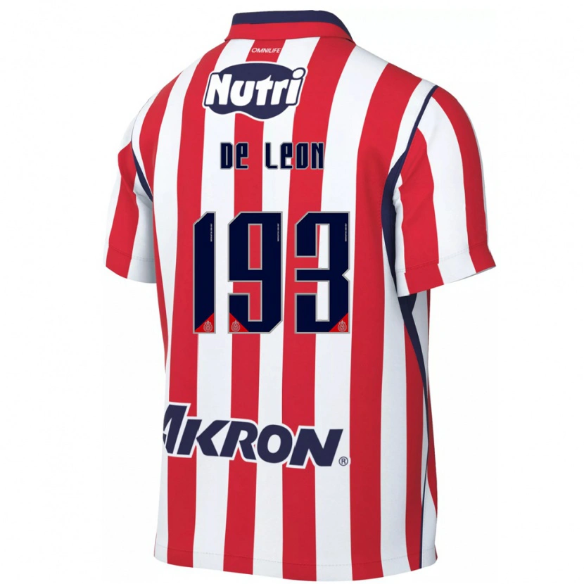 Danxen Hombre Camiseta Jared De León #193 Rojo Blanco 1ª Equipación 2026/27 La Camisa