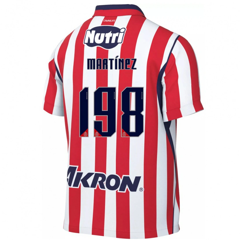 Danxen Hombre Camiseta Andrew Martínez #198 Rojo Blanco 1ª Equipación 2026/27 La Camisa