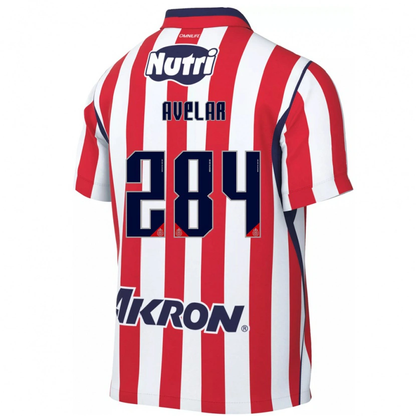 Danxen Hombre Camiseta Dylan Avelar #284 Rojo Blanco 1ª Equipación 2026/27 La Camisa