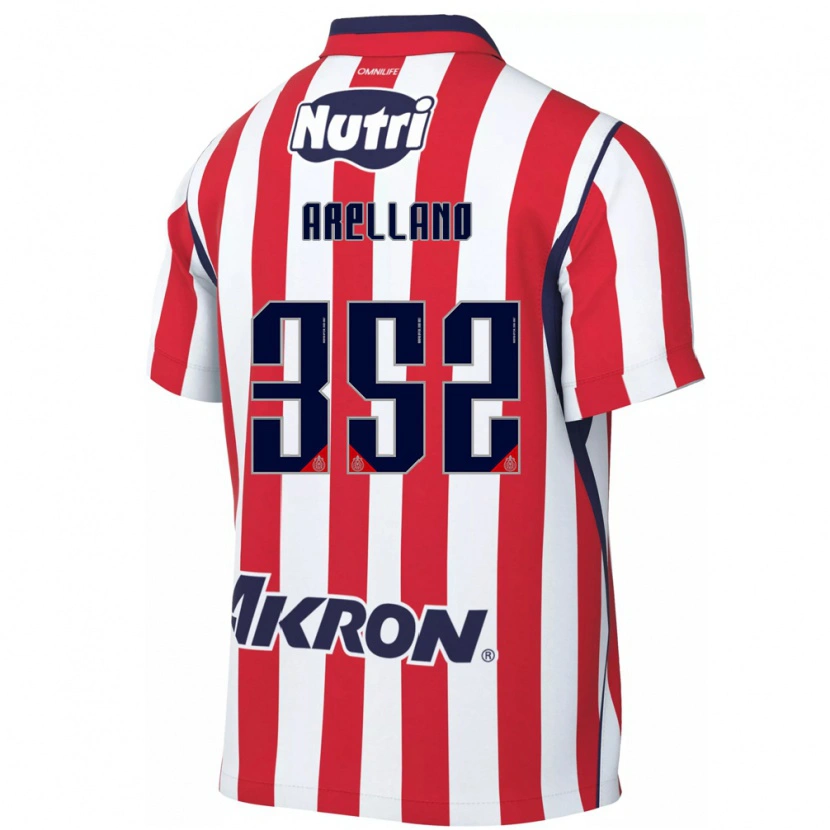 Danxen Hombre Camiseta Santiago Arellano #352 Rojo Blanco 1ª Equipación 2026/27 La Camisa
