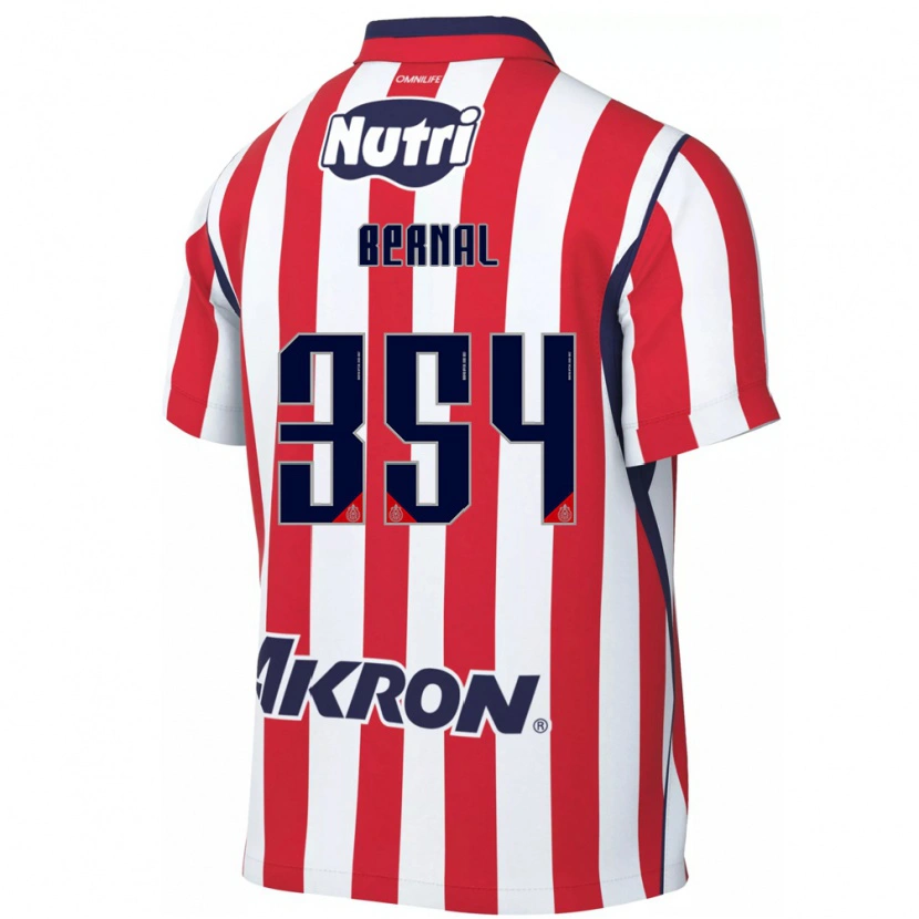 Danxen Hombre Camiseta Carlos Bernal #354 Rojo Blanco 1ª Equipación 2026/27 La Camisa