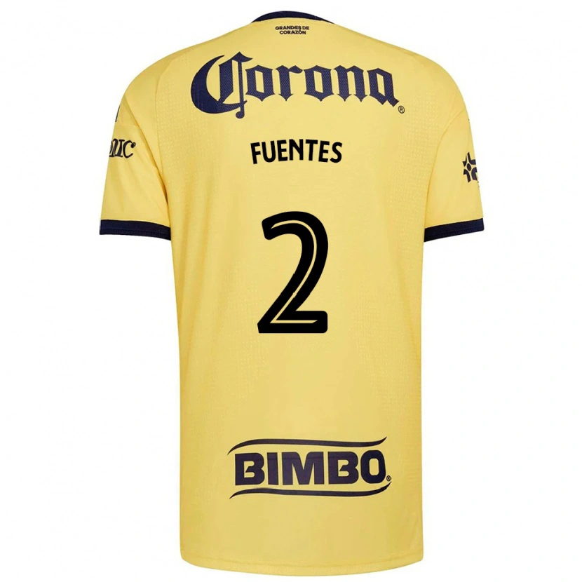 Danxen Hombre Camiseta Luis Fuentes #2 Amarillo Rojo Negro 1ª Equipación 2026/27 La Camisa
