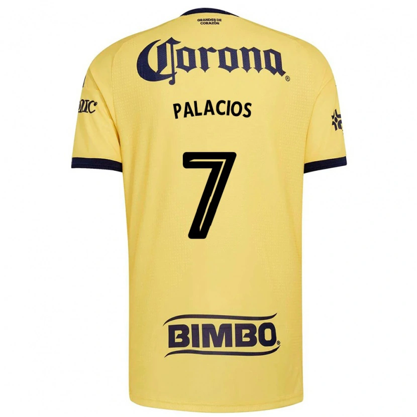 Danxen Hombre Camiseta Kiana Palacios #7 Amarillo Rojo Negro 1ª Equipación 2026/27 La Camisa