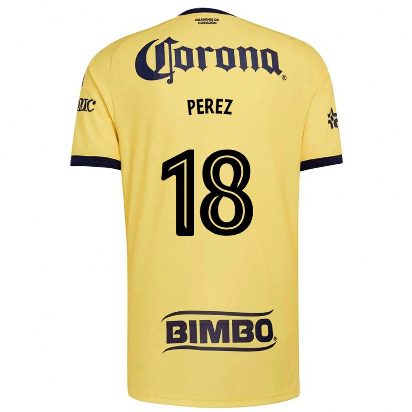 Danxen Hombre Camiseta Amanda Perez #18 Amarillo Rojo Negro 1ª Equipación 2026/27 La Camisa