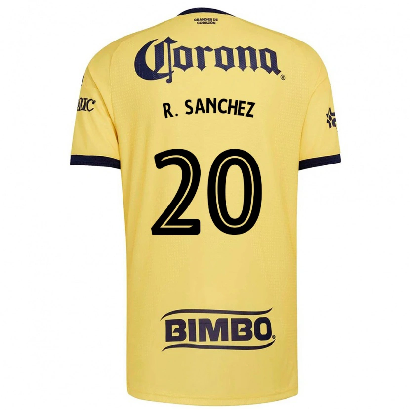 Danxen Hombre Camiseta Richard Sanchez #20 Amarillo Rojo Negro 1ª Equipación 2026/27 La Camisa