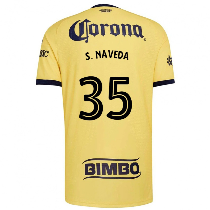 Danxen Hombre Camiseta Santiago Naveda #35 Amarillo Rojo Negro 1ª Equipación 2026/27 La Camisa