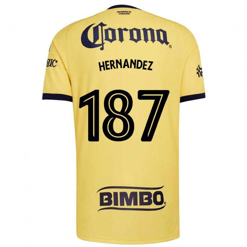Danxen Hombre Camiseta Miguel Hernández #187 Amarillo Rojo Negro 1ª Equipación 2026/27 La Camisa