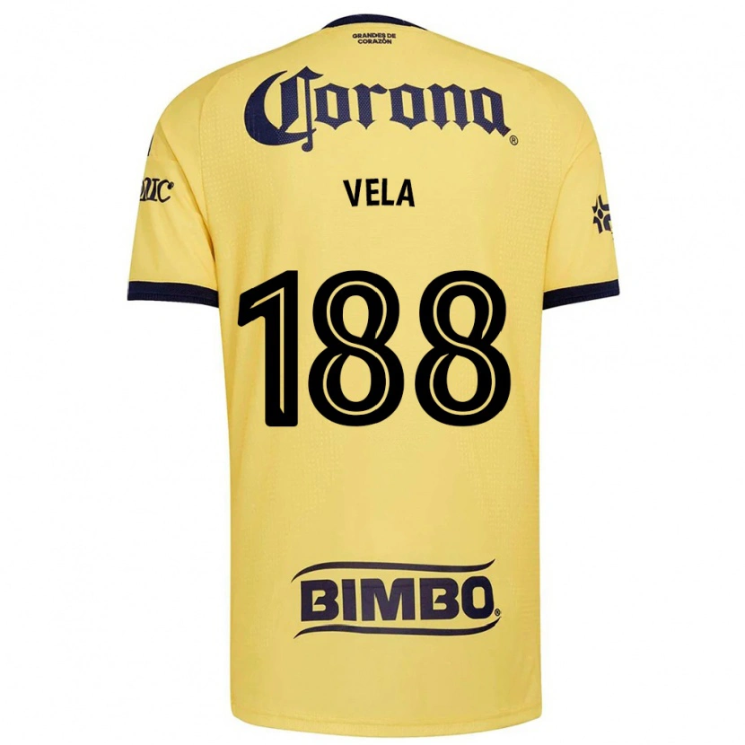 Danxen Hombre Camiseta Christo Vela #188 Amarillo Rojo Negro 1ª Equipación 2026/27 La Camisa