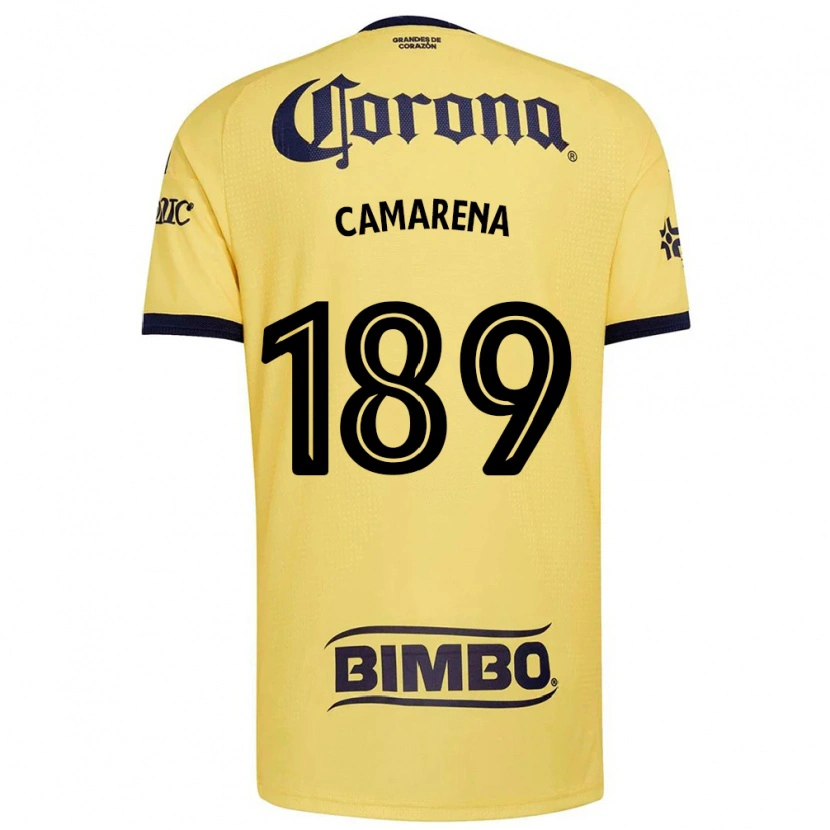 Danxen Hombre Camiseta Luis Camarena #189 Amarillo Rojo Negro 1ª Equipación 2026/27 La Camisa