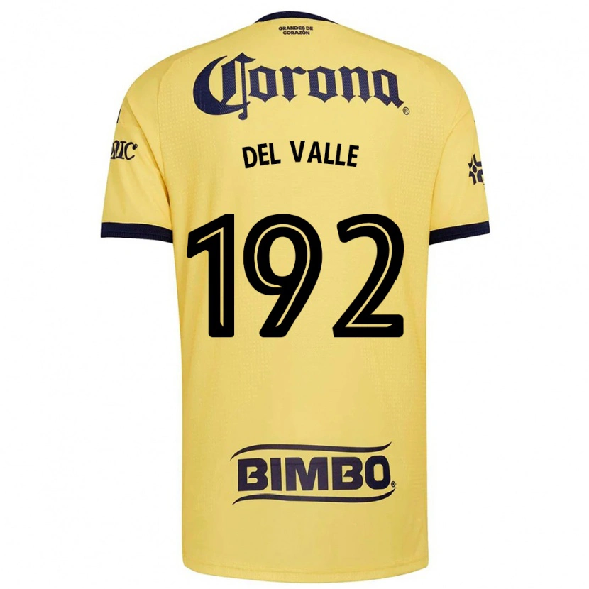 Danxen Hombre Camiseta Yonathan Del Valle #192 Amarillo Rojo Negro 1ª Equipación 2026/27 La Camisa