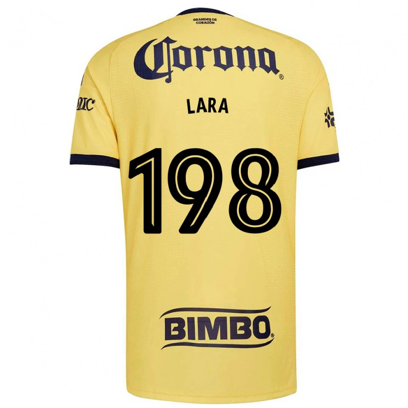 Danxen Hombre Camiseta Guadalupe Lara #198 Amarillo Rojo Negro 1ª Equipación 2026/27 La Camisa