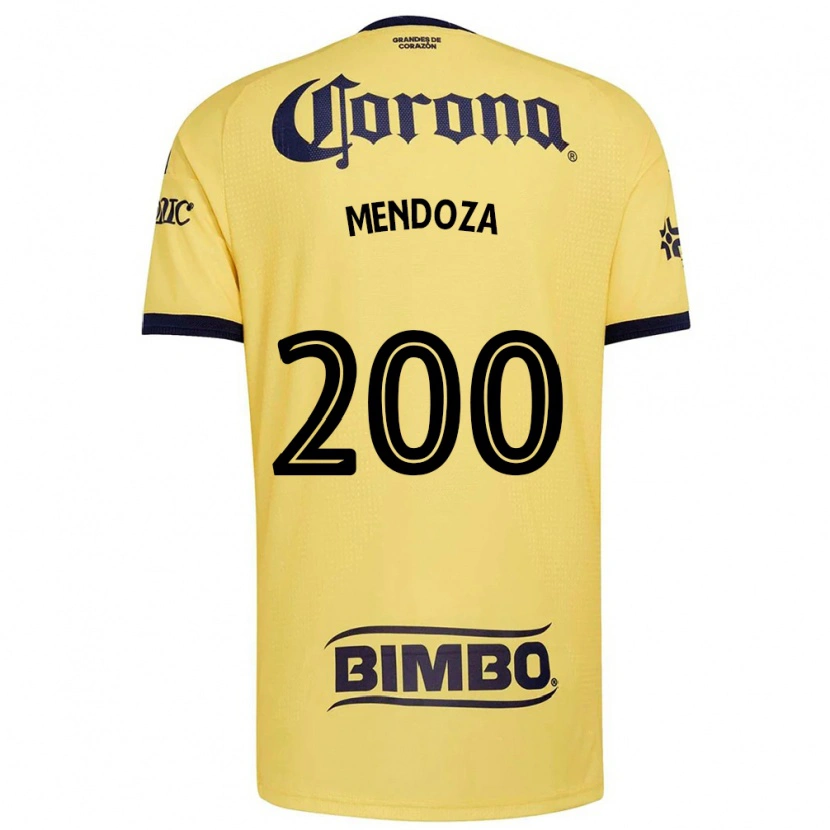 Danxen Hombre Camiseta Luis Mendoza #200 Amarillo Rojo Negro 1ª Equipación 2026/27 La Camisa