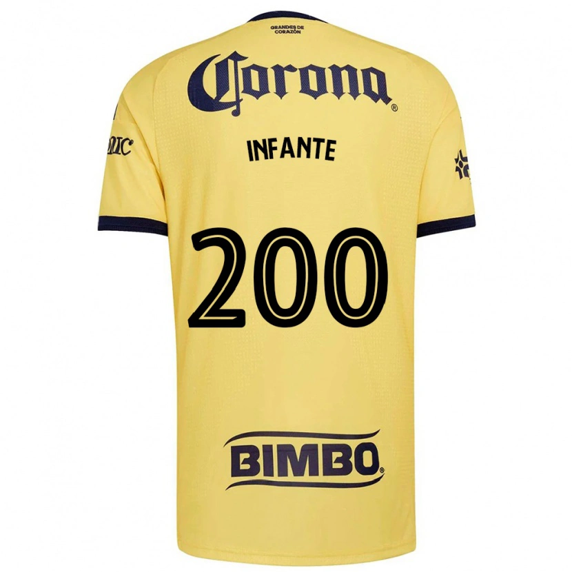 Danxen Hombre Camiseta Armando Infante #200 Amarillo Rojo Negro 1ª Equipación 2026/27 La Camisa