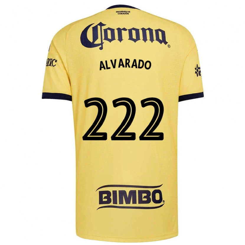 Danxen Hombre Camiseta Daniel Alvarado #222 Amarillo Rojo Negro 1ª Equipación 2026/27 La Camisa
