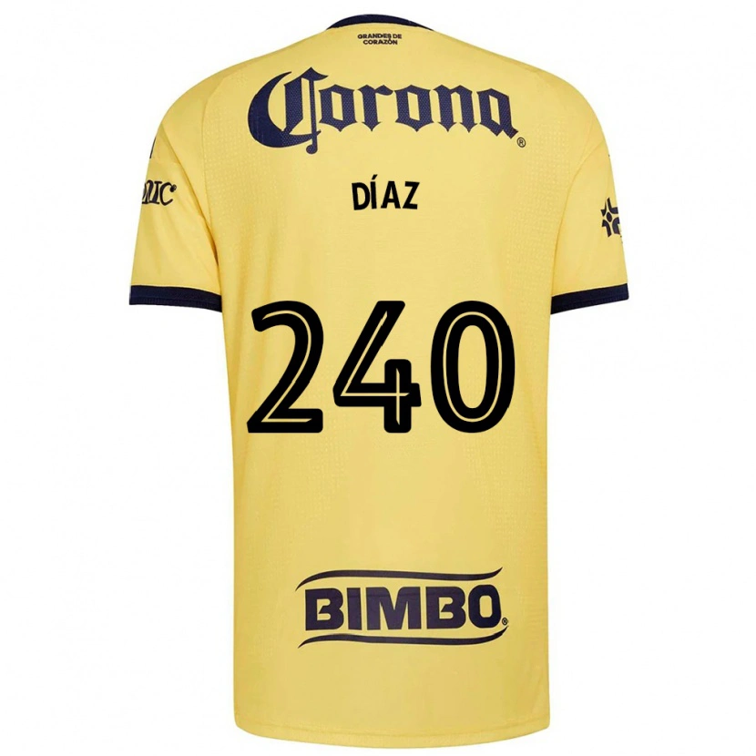 Danxen Hombre Camiseta Julio Díaz #240 Amarillo Rojo Negro 1ª Equipación 2026/27 La Camisa
