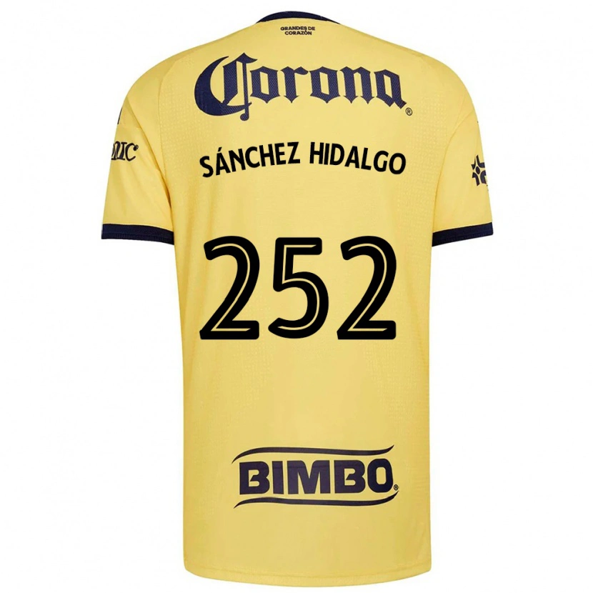 Danxen Hombre Camiseta Horacio Sánchez Hidalgo #252 Amarillo Rojo Negro 1ª Equipación 2026/27 La Camisa