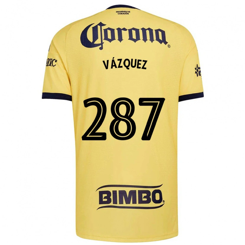 Danxen Hombre Camiseta Omar Vázquez #287 Amarillo Rojo Negro 1ª Equipación 2026/27 La Camisa