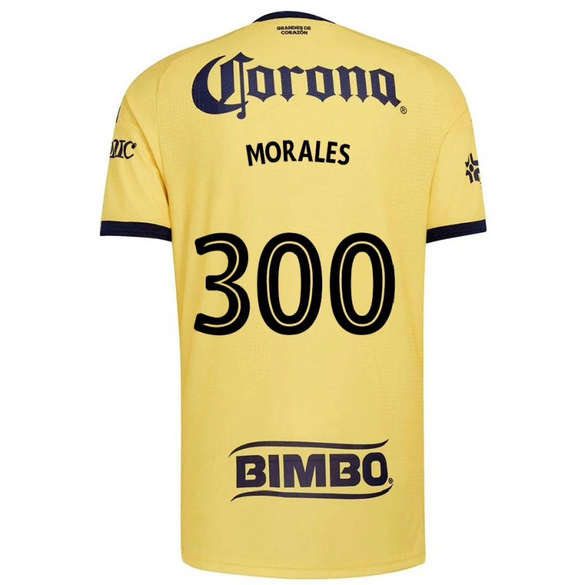 Danxen Hombre Camiseta Jareth Morales #300 Amarillo Rojo Negro 1ª Equipación 2026/27 La Camisa