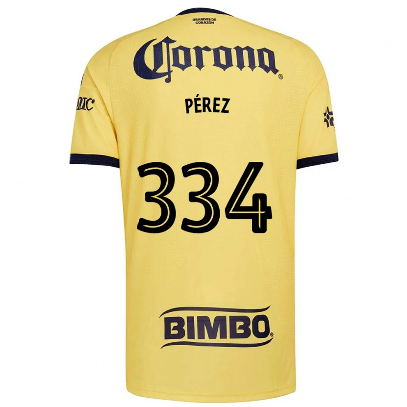 Danxen Hombre Camiseta Diego Pérez #334 Amarillo Rojo Negro 1ª Equipación 2026/27 La Camisa