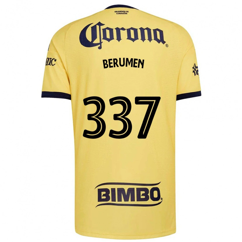 Danxen Hombre Camiseta Gabriel Berumen #337 Amarillo Rojo Negro 1ª Equipación 2026/27 La Camisa