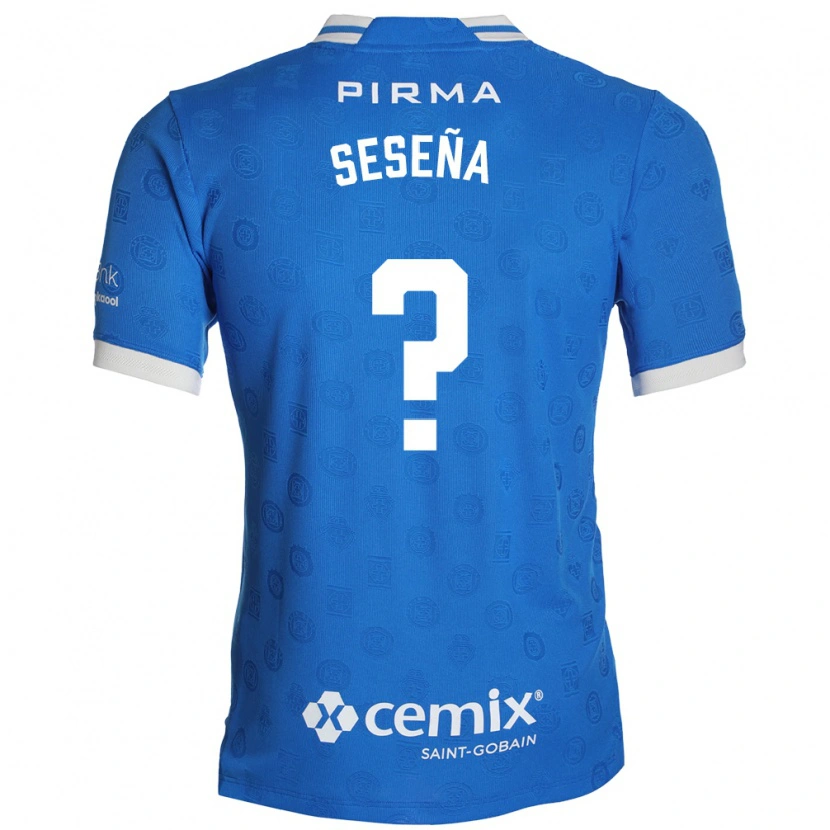 Danxen Hombre Camiseta Miguel Seseña #0 Azul Blanco Rojo 1ª Equipación 2026/27 La Camisa