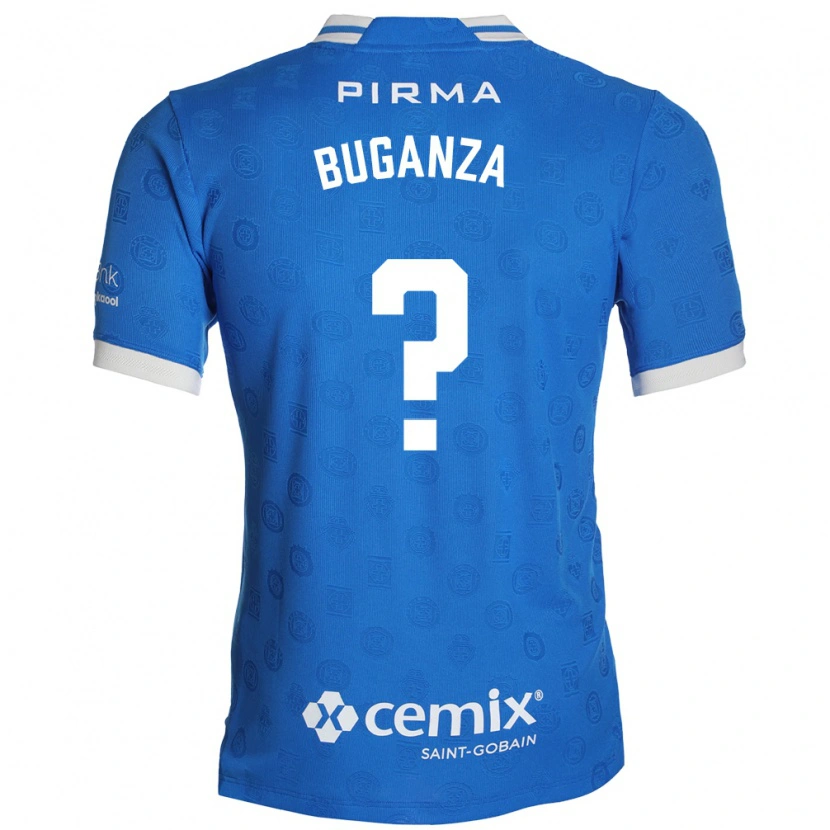 Danxen Hombre Camiseta Franco Buganza #0 Azul Blanco Rojo 1ª Equipación 2026/27 La Camisa
