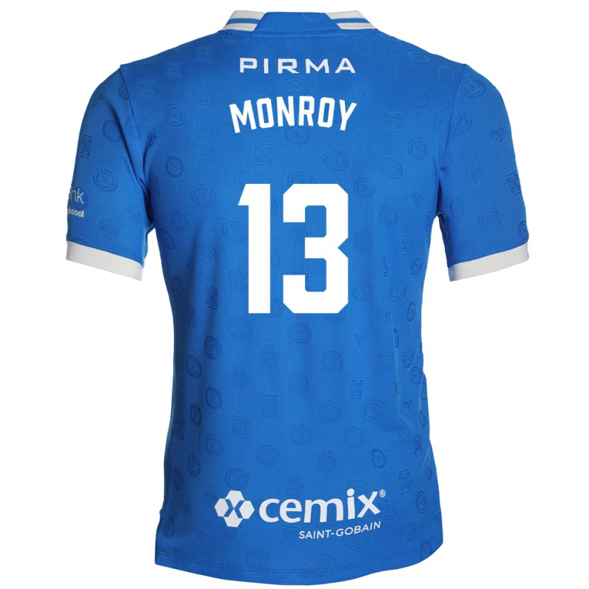 Danxen Hombre Camiseta Daniela Monroy #13 Azul Blanco Rojo 1ª Equipación 2026/27 La Camisa